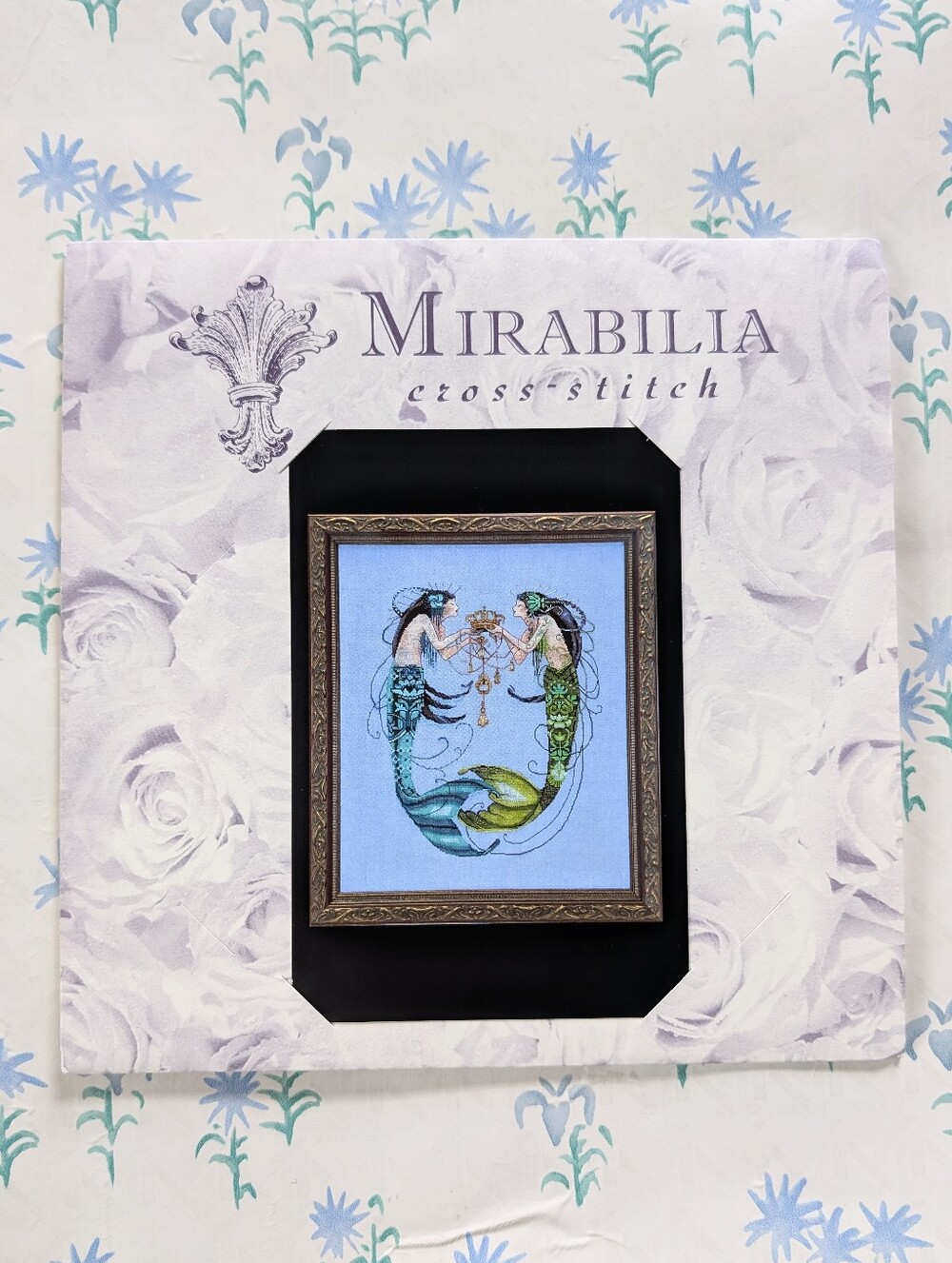 Mirabilia Nora Corbett The Twin Mermaids Cross Stitch Pattern NEW Nautical Beach